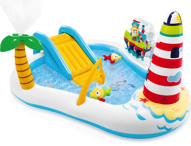 인텍스 피싱 펀 플레이 유아풀장, 혼합색상, 1개