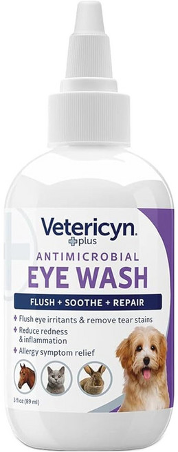 Vetericyn 維特萊森 plus 全動物眼睛三效潔護滴劑液態 美國製造, 89ml, 1罐