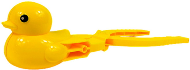 후니스 스노우볼메이커 대형 눈오리집게, 옐로우, 100g, 1개