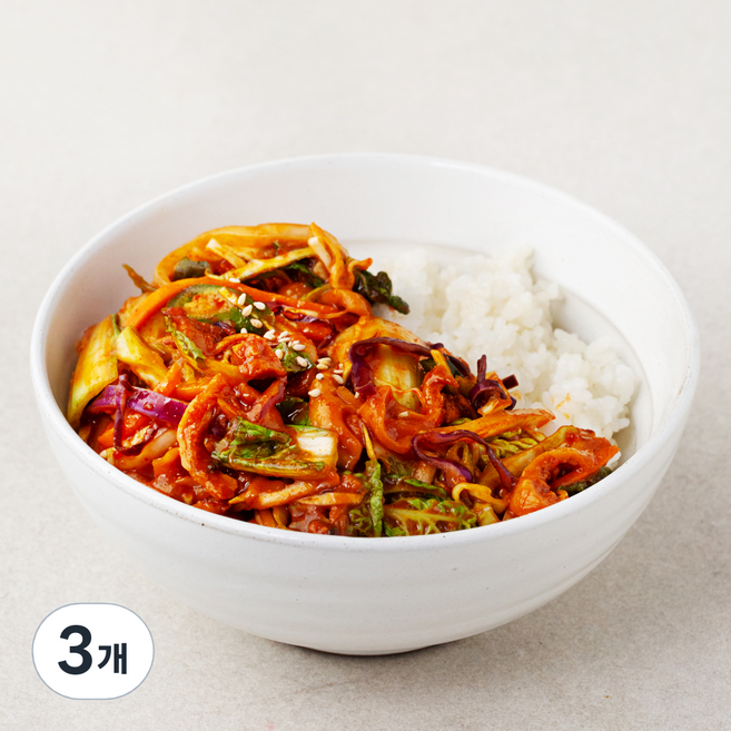 해물래 멍게비빔밥 재료 키트, 270g, 3개