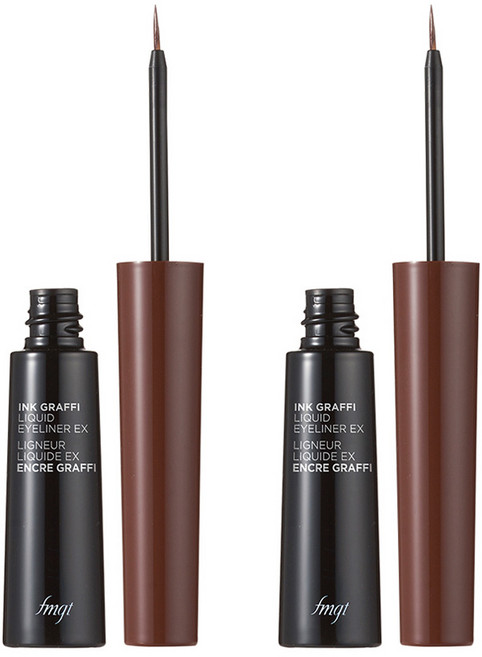 fmgt 잉크그라피 리퀴드 라이너 EX 5.5g, 02 딥브라운, 2개