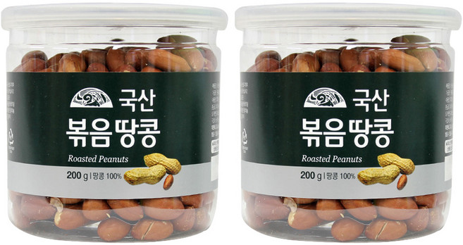 Organic Story herb 韓國產炒花生, 200g, 2個