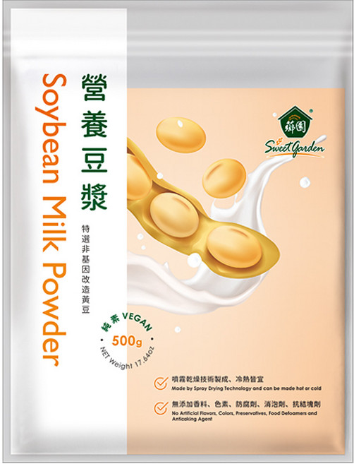 薌園 營養豆漿熟粉 免煮, 500g, 1包