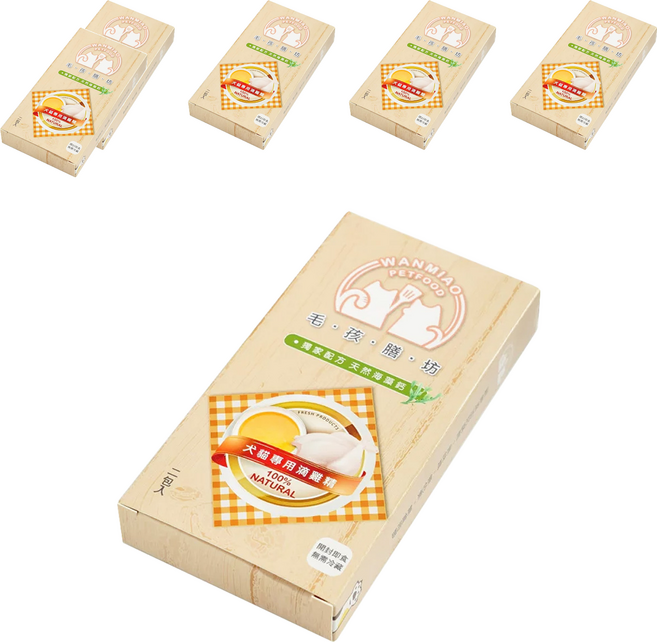 WANMIAO PETFOOD 毛孩膳坊 滴雞精 2包, 6盒, 130ml, 雞肉