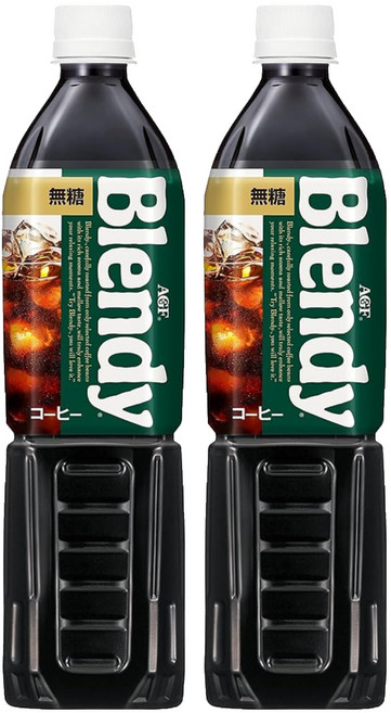 AGF Blendy 無糖咖啡, 950ml, 2瓶