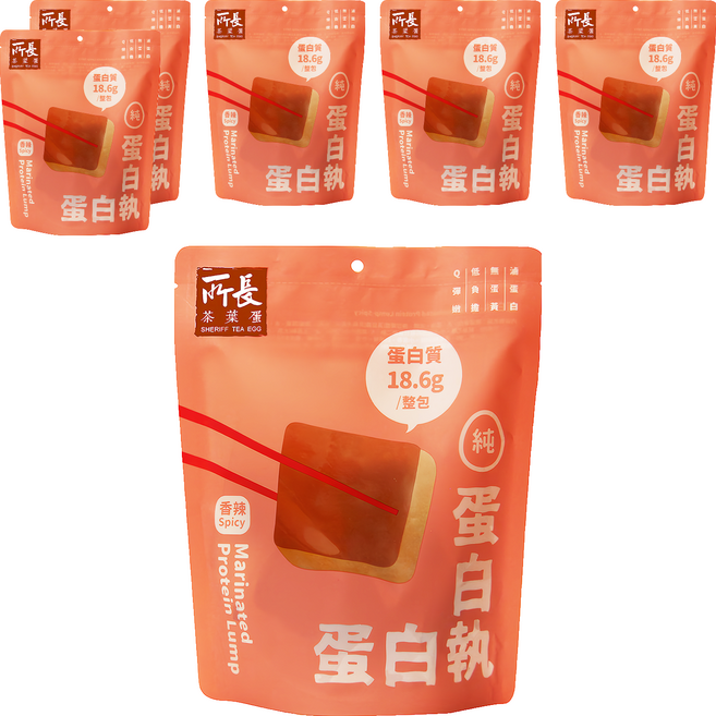 所長茶葉蛋 香辣蛋白執 6入, 150g, 6包