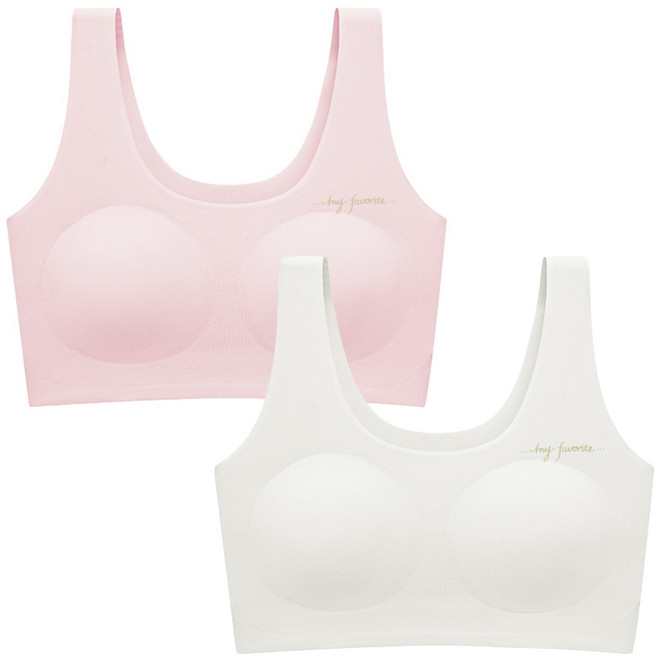 주니데이 학생 브라 심리스 아이스크림 2종 세트