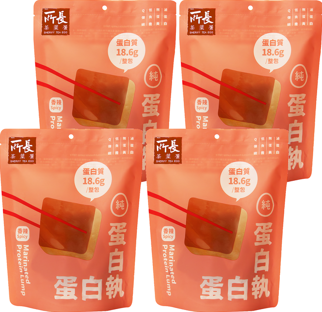 所長茶葉蛋 香辣蛋白執 6入, 150g, 4包