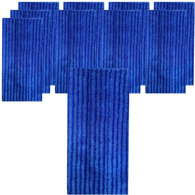 월드크린 극세사 물걸레용 프리미엄 두툼형 패드 소형, 10개