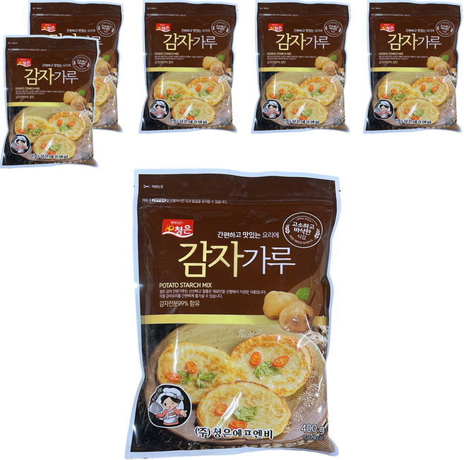 Cheongeun F&B 馬鈴薯澱粉, 6個, 400g