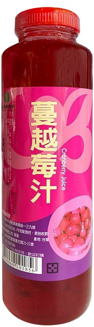 埔里鎮農會 蔓越莓汁, 800g, 1瓶