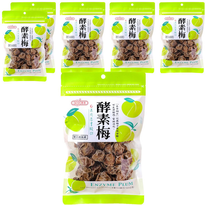 惠香 酵素梅, 160g, 6包