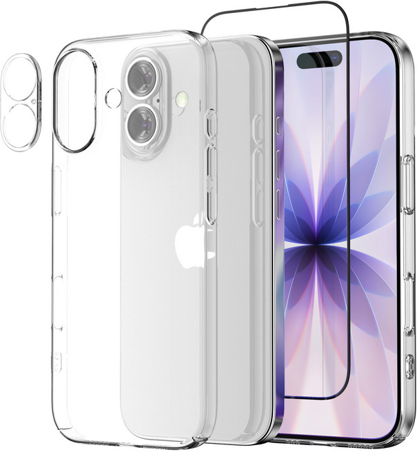 케이맥스 슬림핏 케이스 + 풀글루 강화유리 + 카메라필름 세트