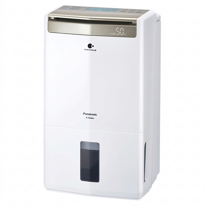 Panasonic 能效高效型清淨除濕機 12L 白色 16.5kg, F-Y24GX
