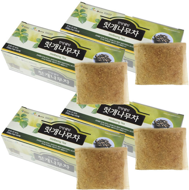 박달재 헛개나무차, 20g, 10개입, 4개