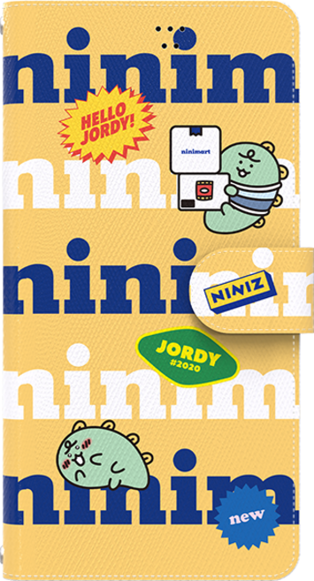 아이컬러즈 니니즈 죠르디 니니마트 씬 다이어리 휴대폰 케이스