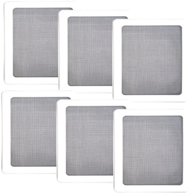 바로문풍지 접착식방충망 대형, 6개