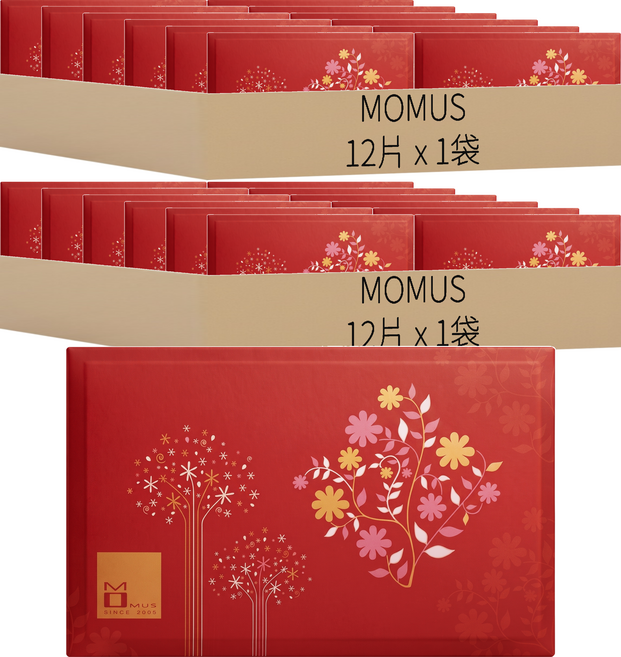 MOMUS 傳明酸極限美白面膜, 12片, 2袋
