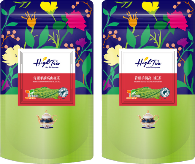 High Tea 伂橙 芯雅莊園紅茶, 2g, 12包, 2袋