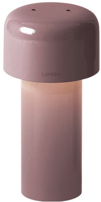 루메나 무선 조명 가습기, MIST STAND, 머드핑크