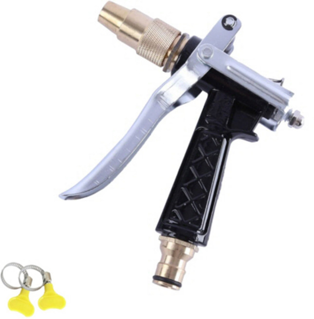 고압 분사건 일반형 + 나비고정밴드 2p, 1세트, 혼합색상