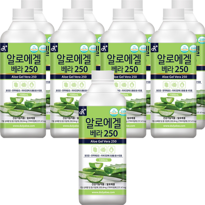 DR 알로에겔 베라 250, 1L, 9개
