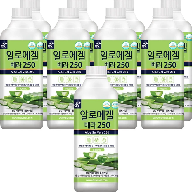 DR 알로에겔 베라 250, 1L, 9개 - 쿠팡