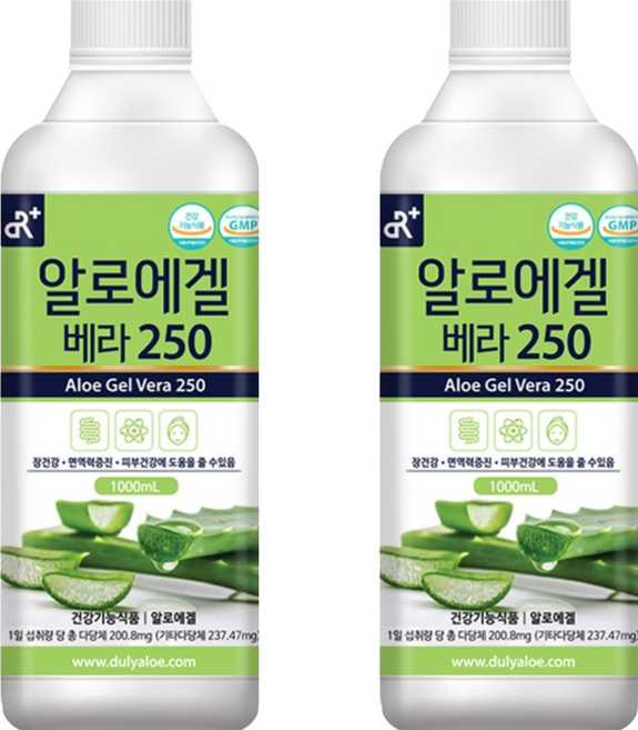 DR 알로에겔 베라 250, 1L, 2개