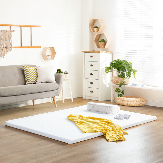 그랜레스트 베이직 메모리폼 토퍼, 화이트, 5cm