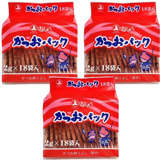 MARUJO 丸上 鰹魚片, 36g, 3袋