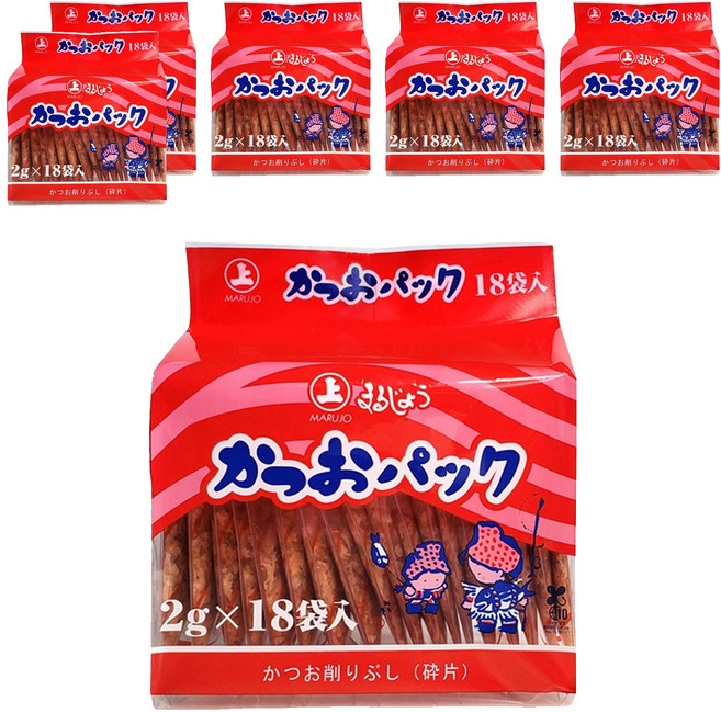 MARUJO 丸上 鰹魚片, 36g, 6袋