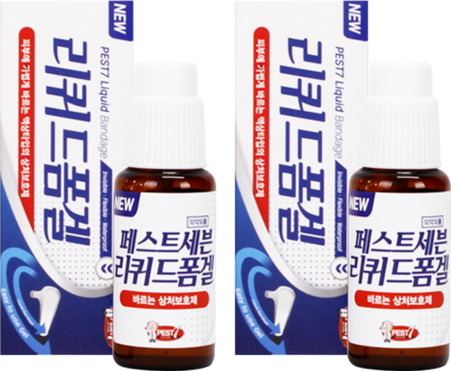 페스트7 리퀴드폼 겔 바르는 상처보호제, 2개