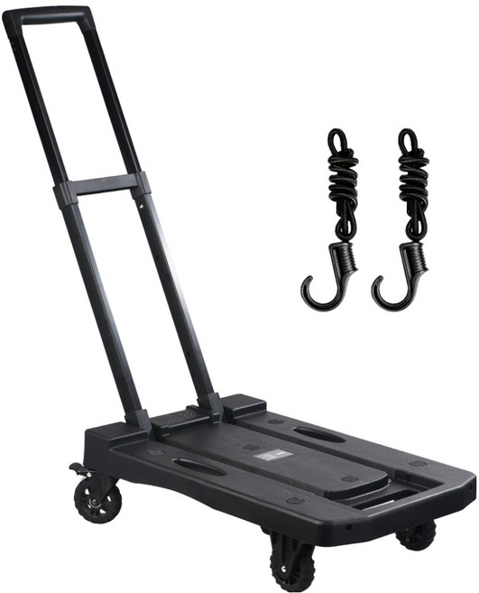 엘투리버스 타이탄 접이식카트 고정끈포함, 블랙, 1개