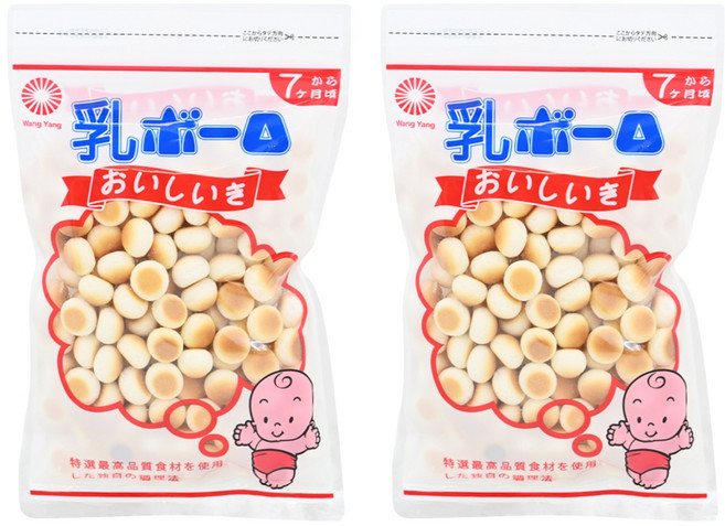 旺揚 乳兒蛋酥 7個月以上, 牛奶, 90g, 2包