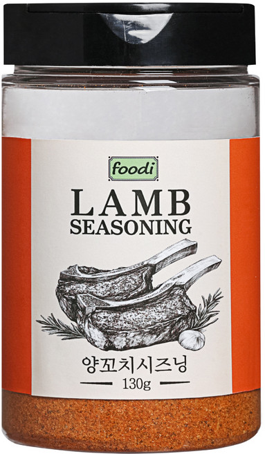 foodi 양꼬치시즈닝, 130g, 2개