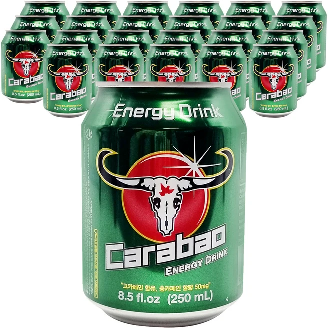 카라바오 에너지 드링크, 250ml, 24개 - 쿠팡