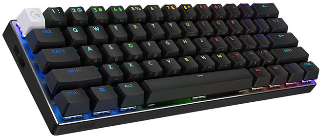 logitech G 羅技G Pro X 觸感軸職業機械式60%電競鍵盤, 黑色, 1個, G Pro X, 觸感軸