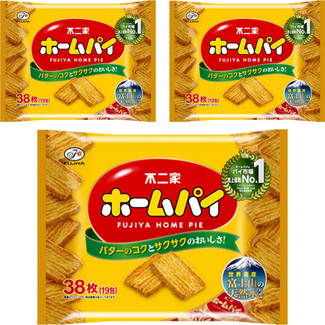 FUJIYA 不二家 奶油風味千層派, 190g, 3袋
