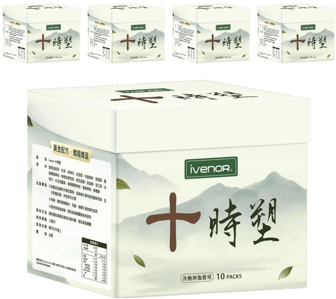 ivenoR 十時塑 國產天然茶, 2.5g, 10包, 5盒