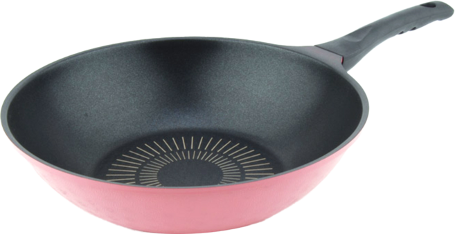 Kitchen-Art 粉色不沾炒鍋, 28cm, 1個