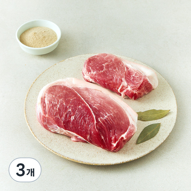 선진 포크한돈 미박 앞다리 수육용 1kg + 분말스프 2p 세트 (냉장), 3개
