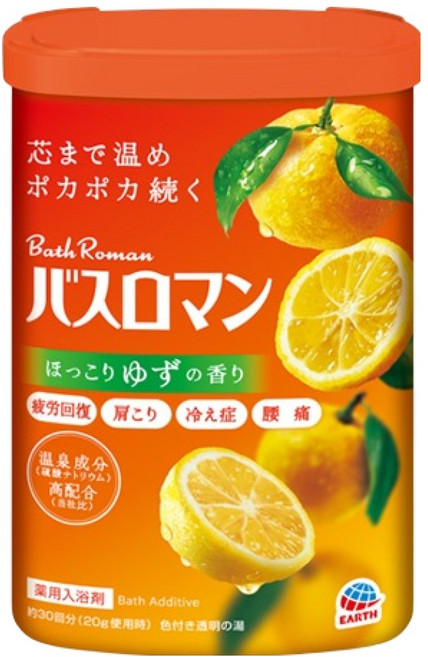 바스로망 스파입욕제 유자, 600g, 1개