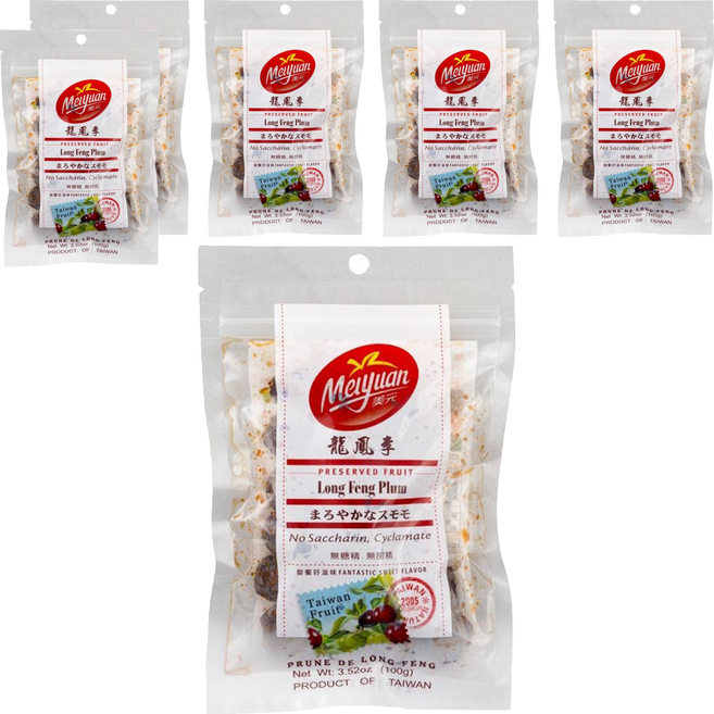 美元 甜蜜袋系列 龍鳳李, 100g, 6包