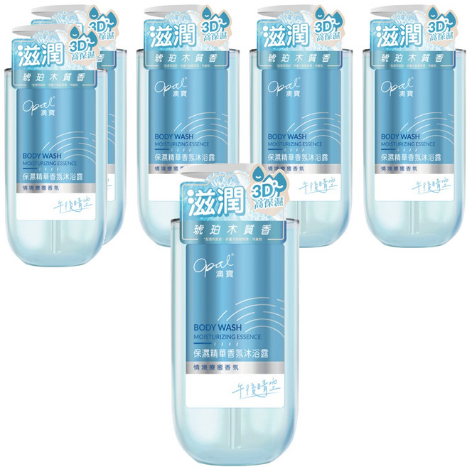 Opal 澳寶 保濕精華香氛沐浴露 午後晴空, 6個, 790g