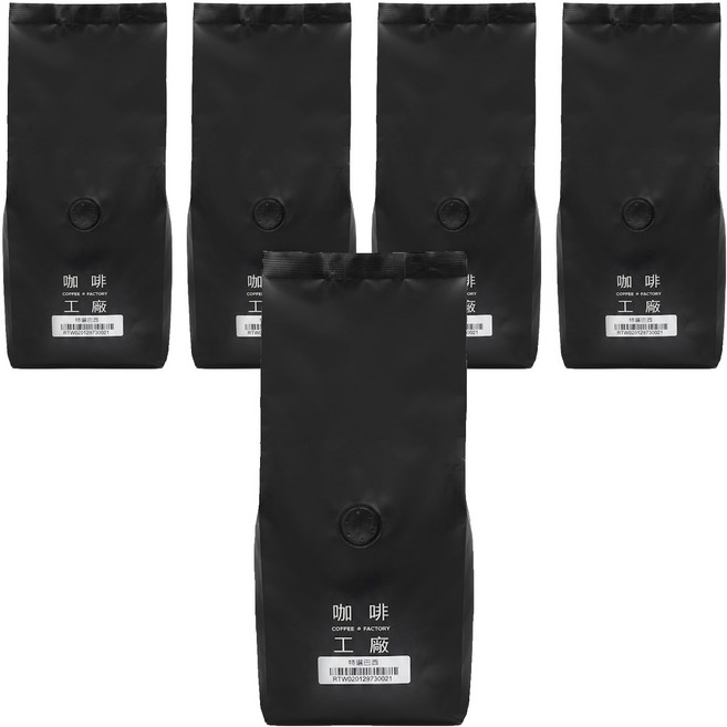 咖啡工廠 精品級G1咖啡豆 特選巴西, 咖啡豆(無研磨), 450g, 5包