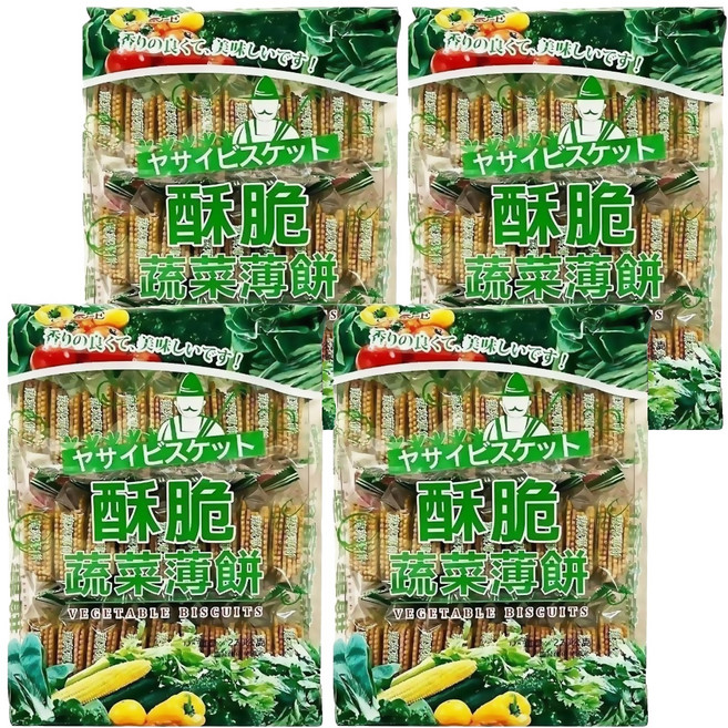 Chiao-E 巧益 酥脆蔬菜薄餅, 270g, 4袋