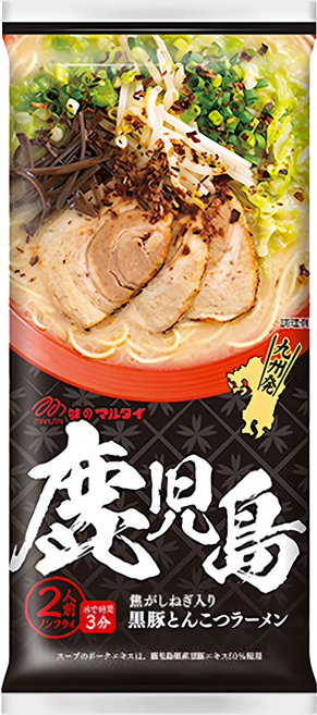 MARUTAI 丸太 鹿兒島黑豚骨拉麵 185g, 1包