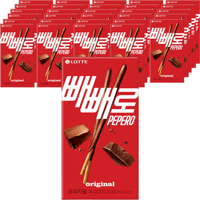 빼빼로 오리지날, 54g, 40개