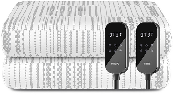 PHILIPS 飛利浦 加大雙人雙控電熱毯 AHR3144ED 原廠保固, 200 x 180cm