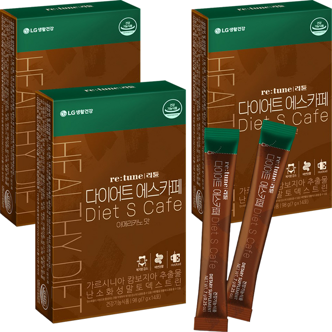 리튠 다이어트 에스카페 아메리카노맛, 3개, 98g